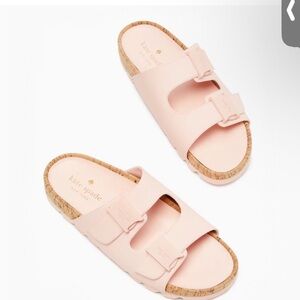 Kate Spade Pink Slide Sandals